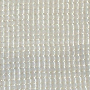 Netta fabric in color Ivory showcasing fabric net like dotted sheer drapery & curtain fabric.