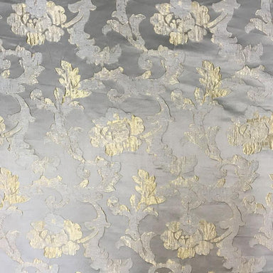 Nora Fabric | Floral Print Jacquard Fabric | Drapery & Curtain Fabric