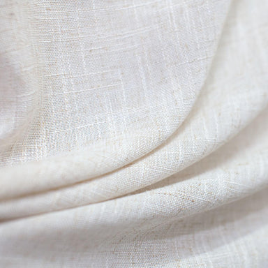 Origin fabric in color Ivory showcasing fabric solid textured sheer drapery & curtain fabric.