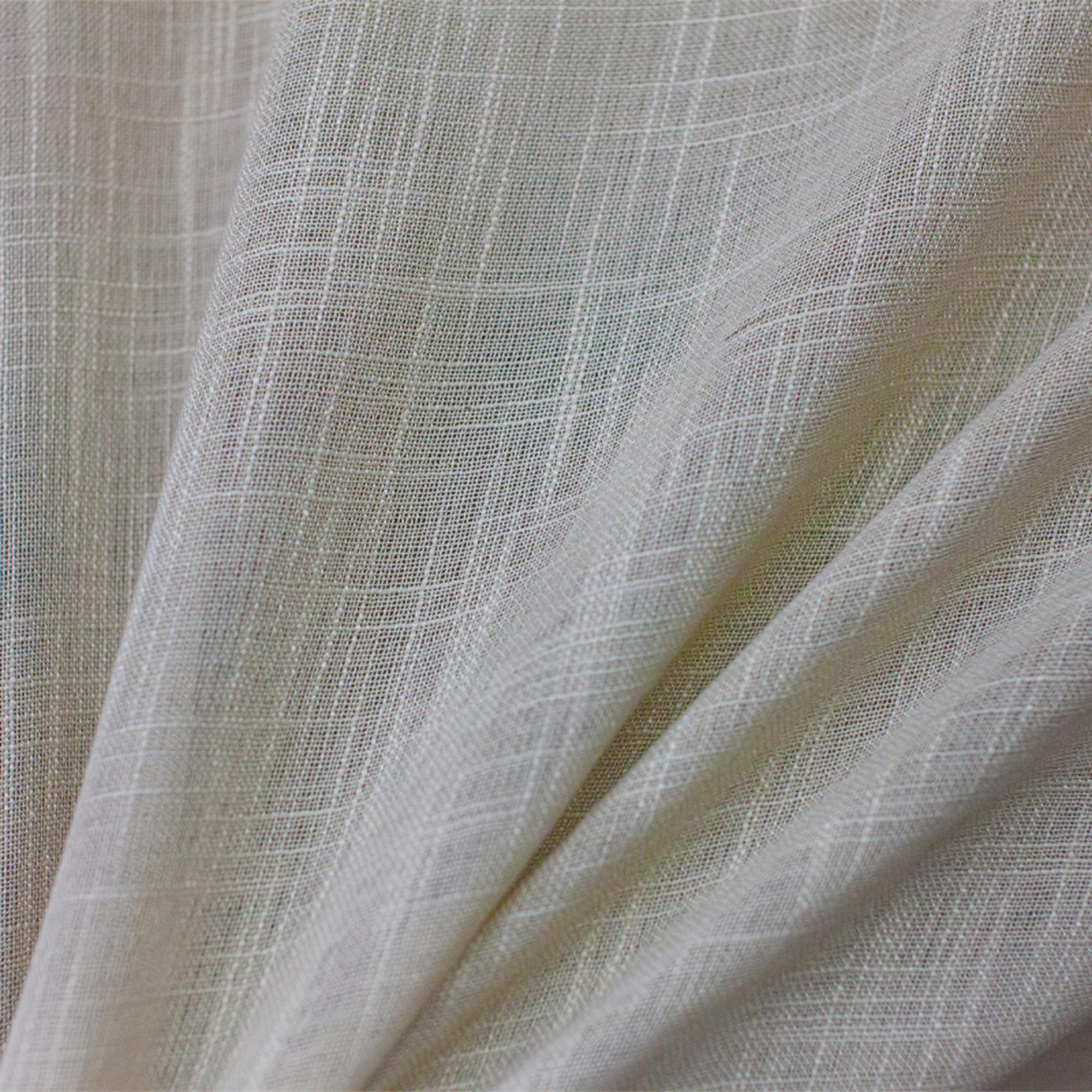 Origin fabric in color Stone showcasing fabric solid textured sheer drapery & curtain fabric.