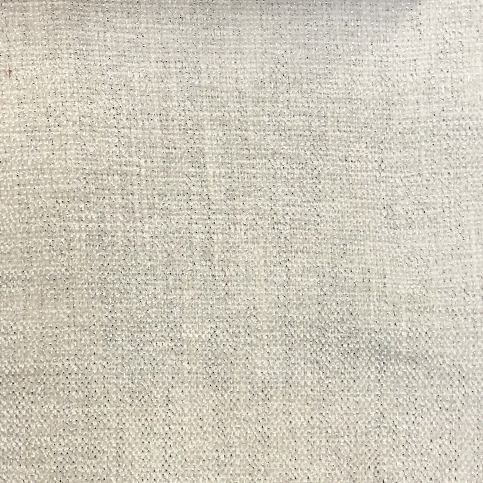Pandora fabric in color Ivory showcasing fabric textured metallic linen look upholstery fabric & drapery & curtain fabric.
