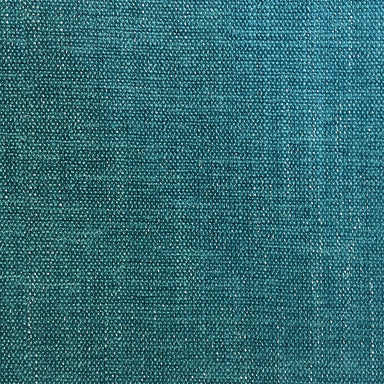 Pandora fabric in color Turquoise showcasing fabric textured metallic linen look upholstery fabric & drapery & curtain fabric.