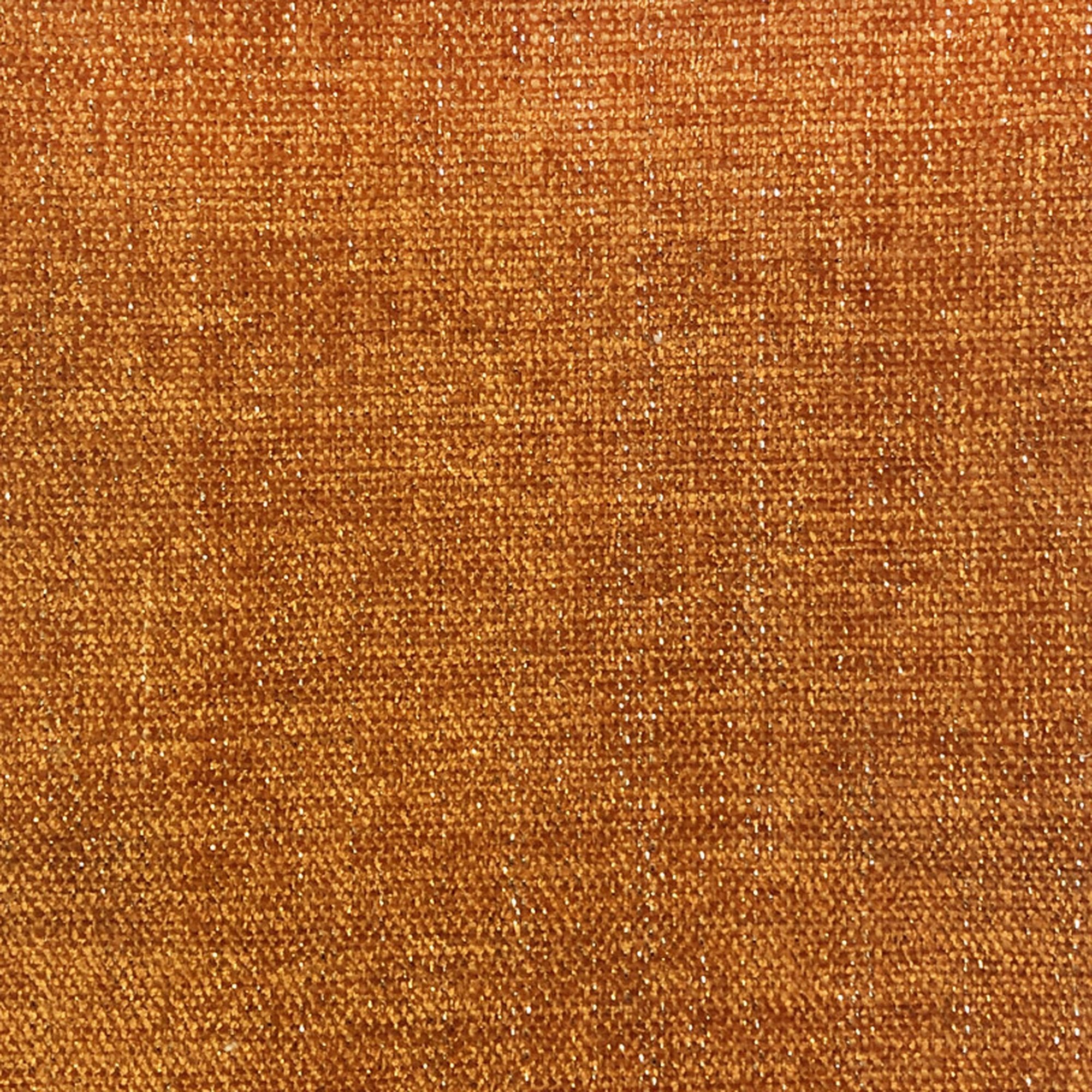 Pandora fabric in color Orange showcasing fabric textured metallic linen look upholstery fabric & drapery & curtain fabric.