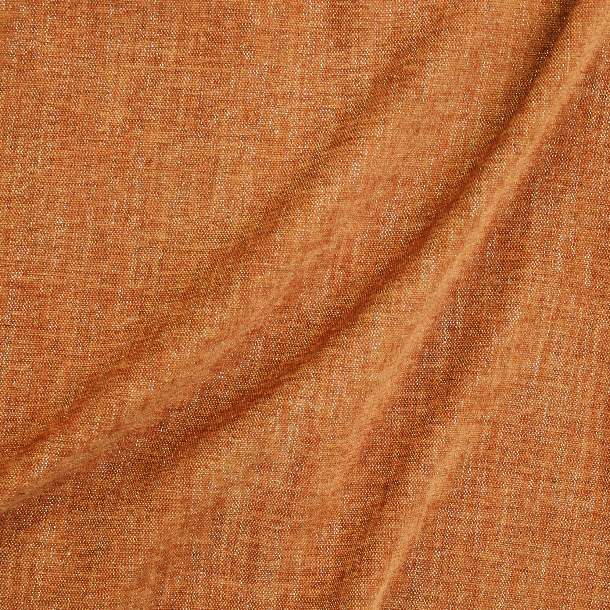 Pandora fabric in color Mandarin showcasing fabric textured metellic linen look (more colors) upholstery fabric & drapery & curtain fabric.