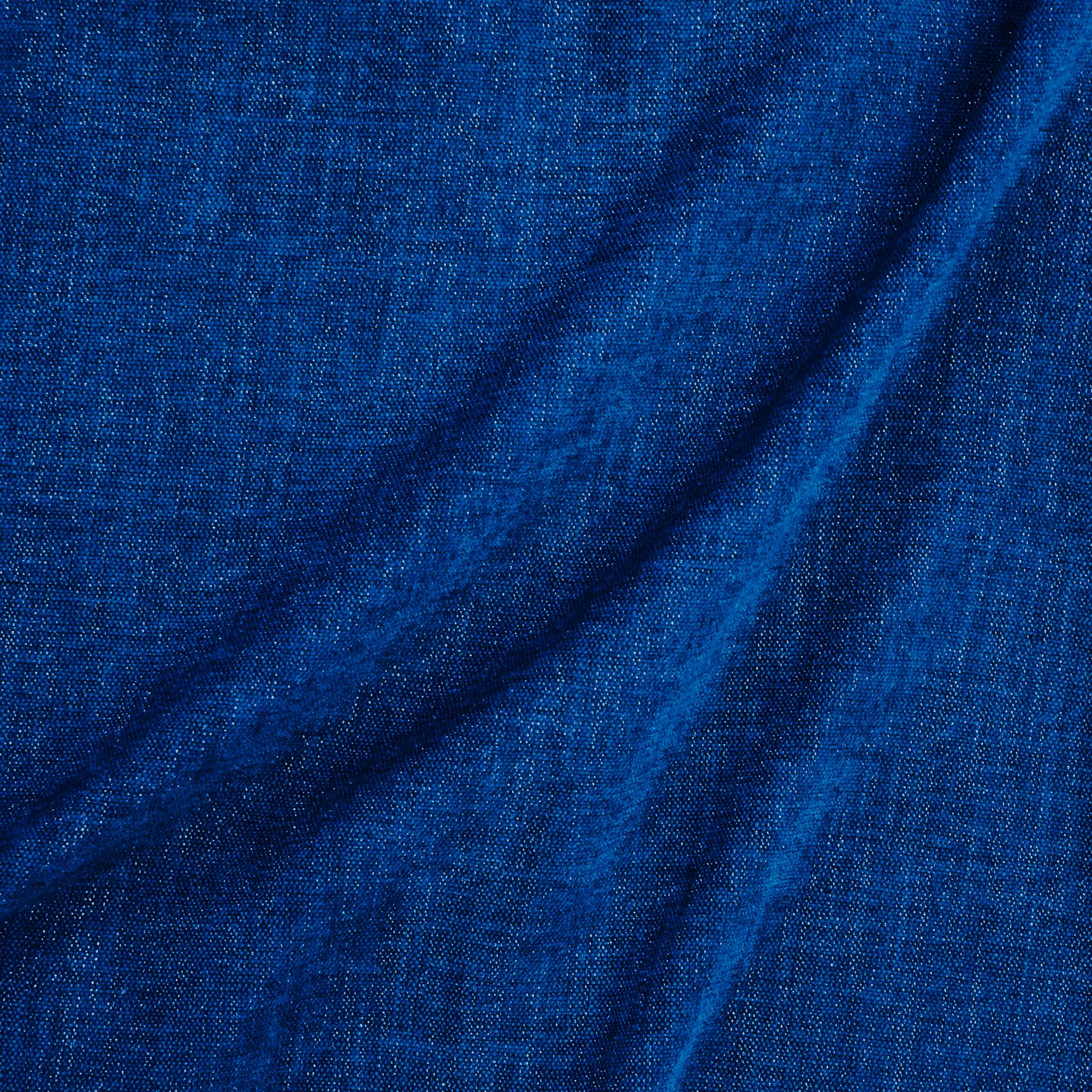 Pandora fabric in color Cobalt showcasing fabric textured metellic linen look (more colors) upholstery fabric & drapery & curtain fabric.
