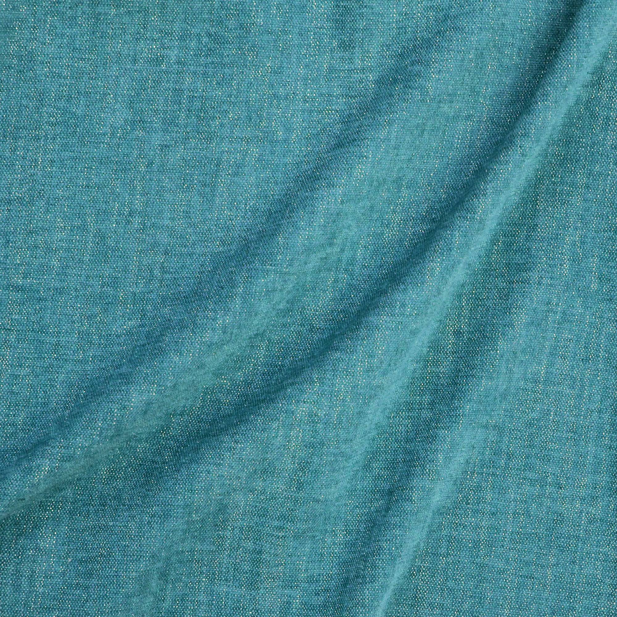 Pandora fabric in color Ocean showcasing fabric textured metellic linen look (more colors) upholstery fabric & drapery & curtain fabric.