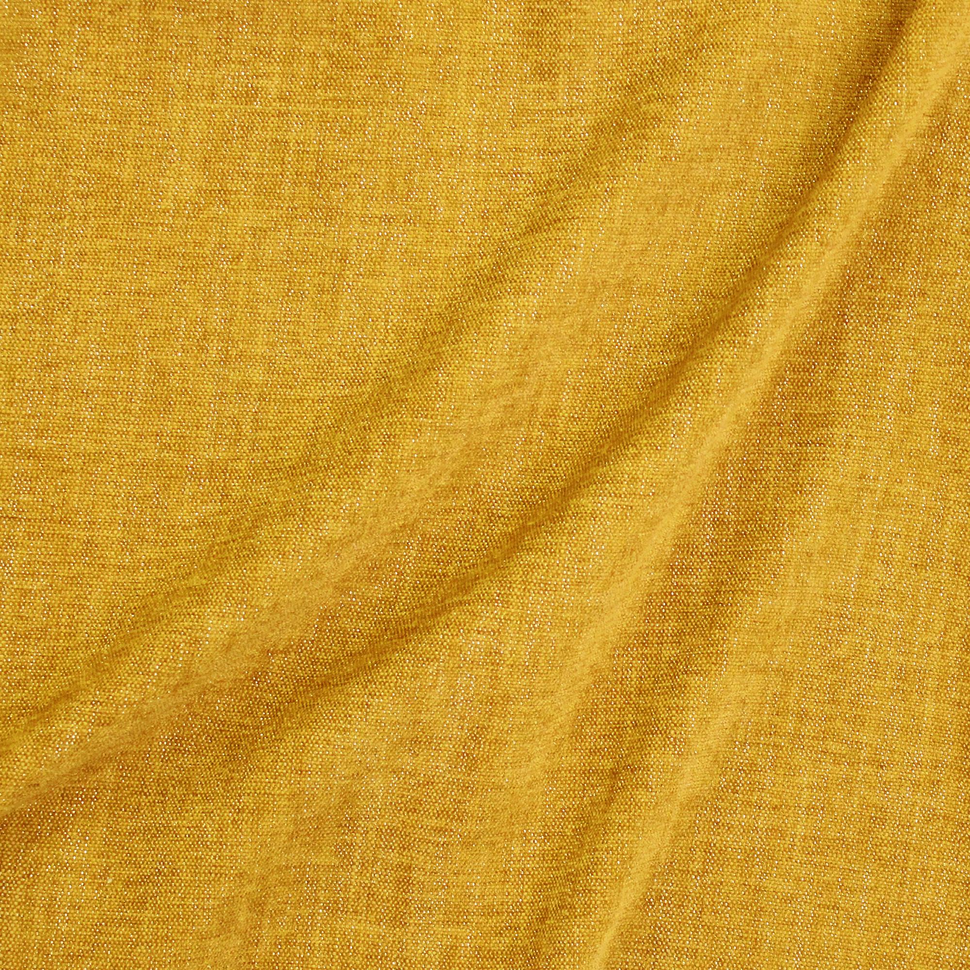 Pandora fabric in color Sunshine showcasing fabric textured metellic linen look (more colors) upholstery fabric & drapery & curtain fabric.