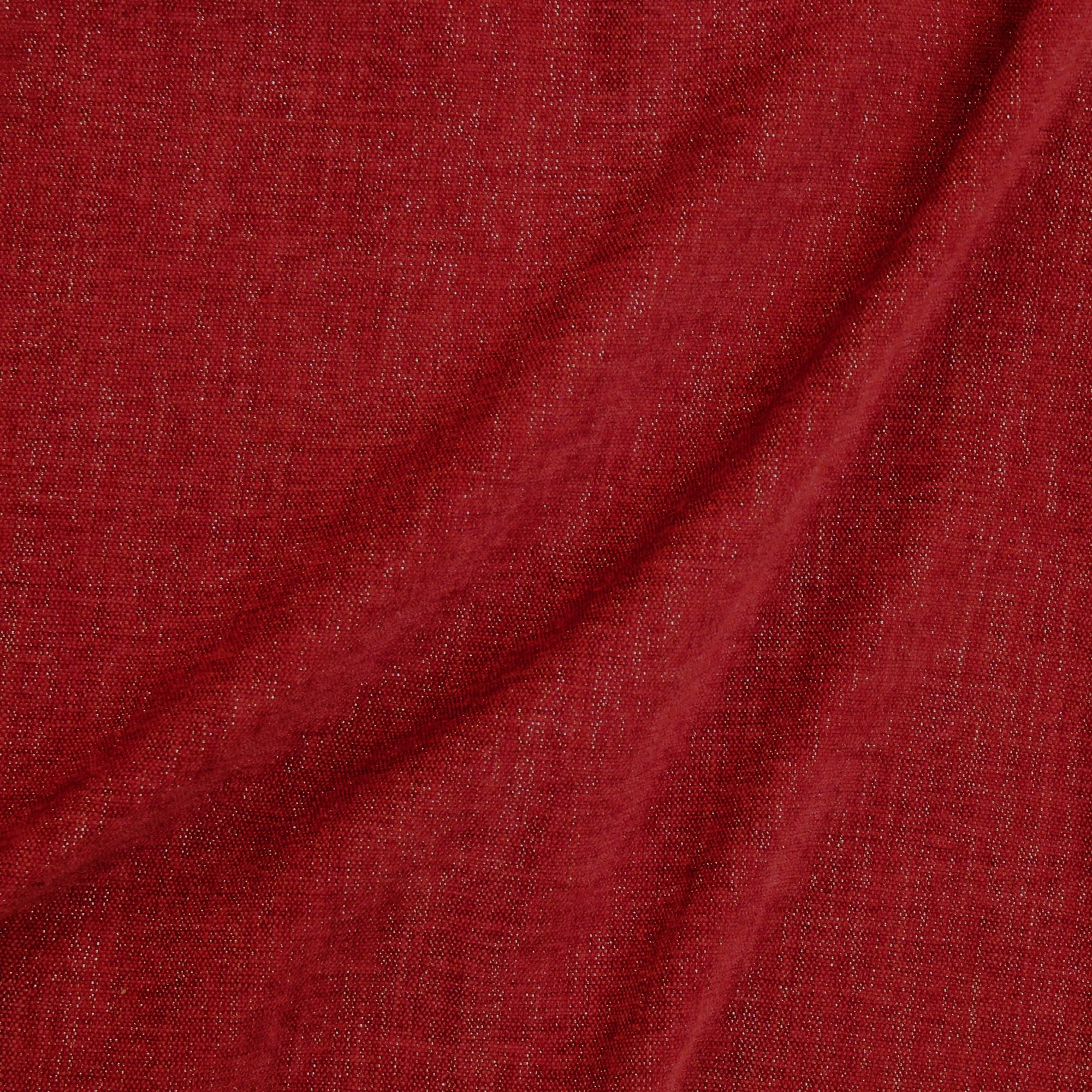Pandora fabric in color Crimson showcasing fabric textured metellic linen look (more colors) upholstery fabric & drapery & curtain fabric.