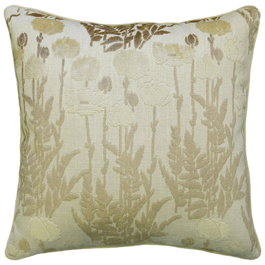 Camelia Decorative Throw Pillows | Floral Cut Velvet | Size 23X23 | LIMITED QUANTITY LEFT