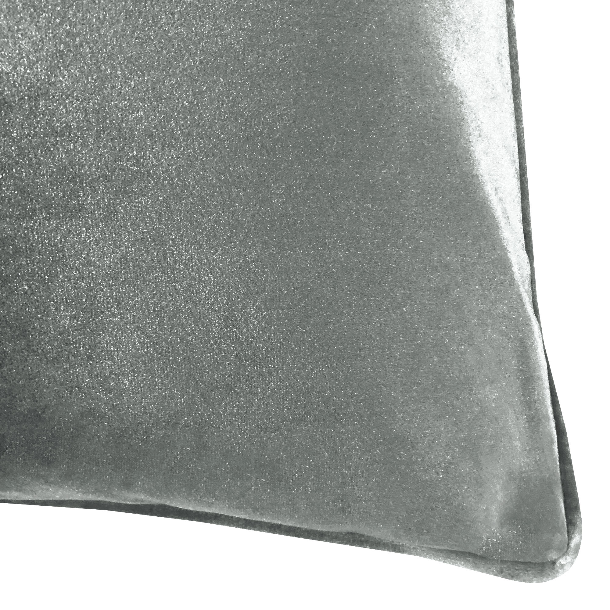 Ice Decorative Throw Pillows | Solid Shiny Velvet | Size 24X24 | LIMITED QUANTITY LEFT
