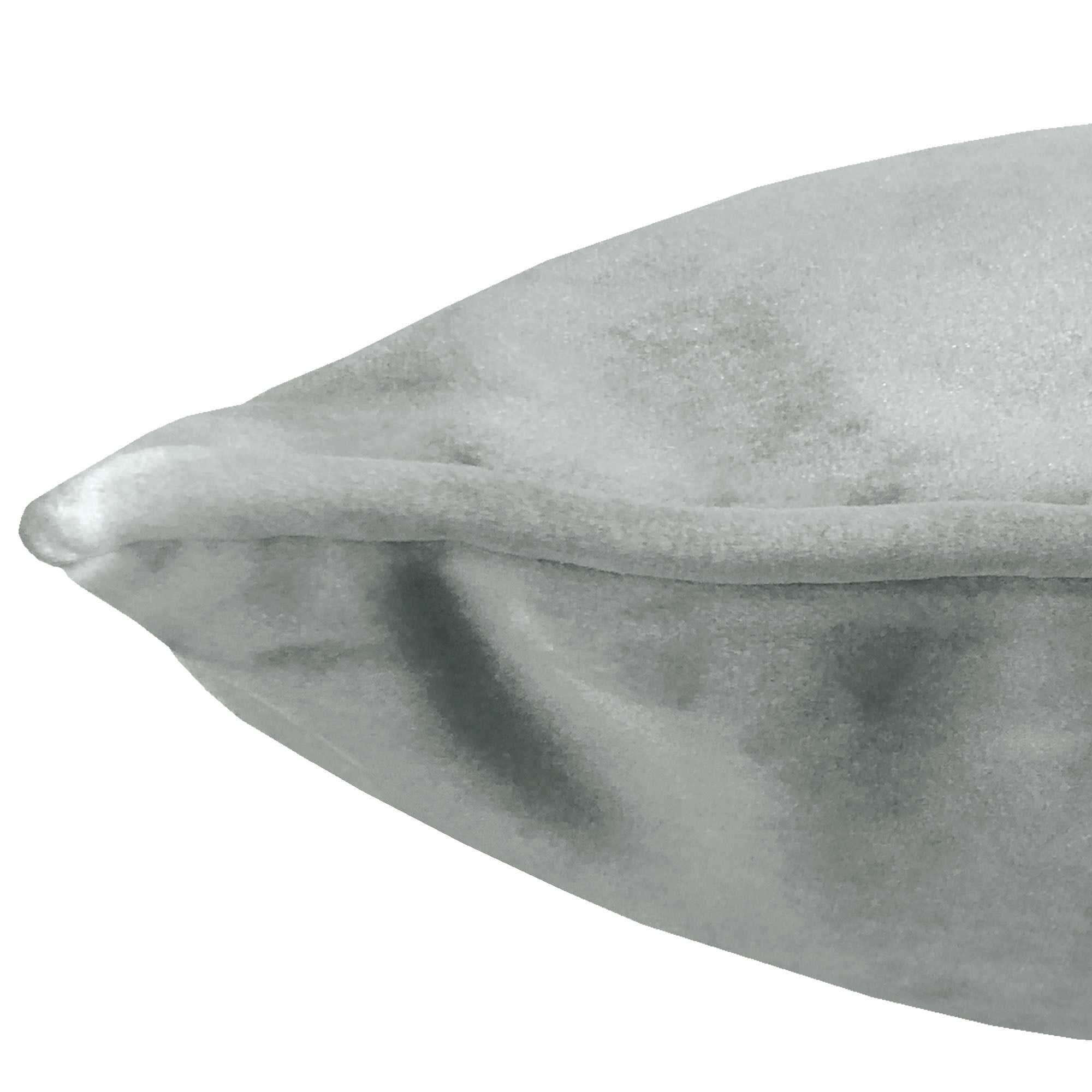 Ice Decorative Throw Pillows | Solid Shiny Velvet | Size 24X24 | LIMITED QUANTITY LEFT