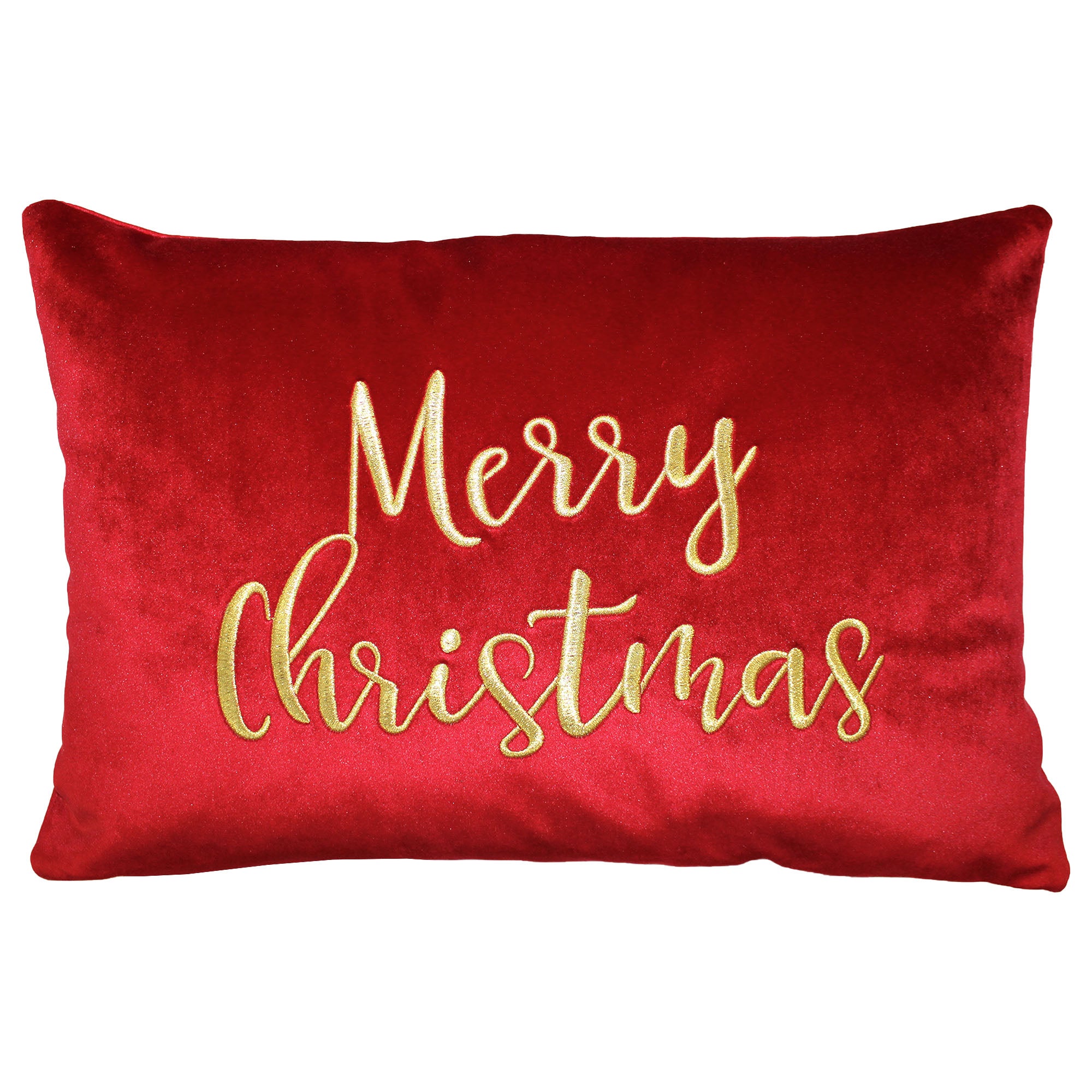 "Merry Christmas" Embroidery Pillows | Size 14X20