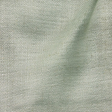Pixie fabric in color Spa showcasing fabric solid metallic linen blend upholstery fabric & drapery & curtain fabric.