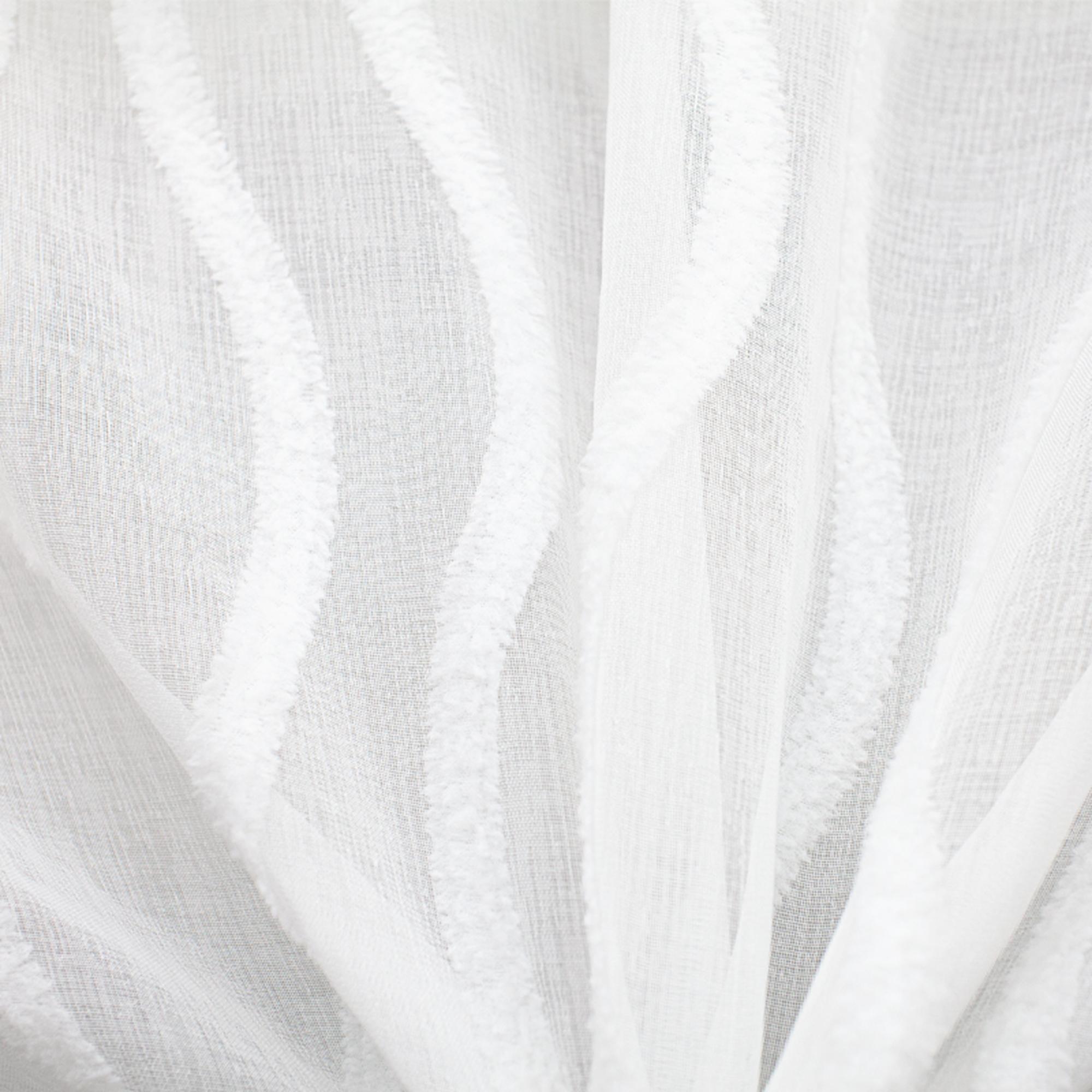 Quincy Fabric | Wavy Textured Sheer Fabric | Drapery & Curtain Fabric