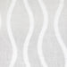 Quincy fabric in color White showcasing fabric wavy textured sheer drapery & curtain fabric.