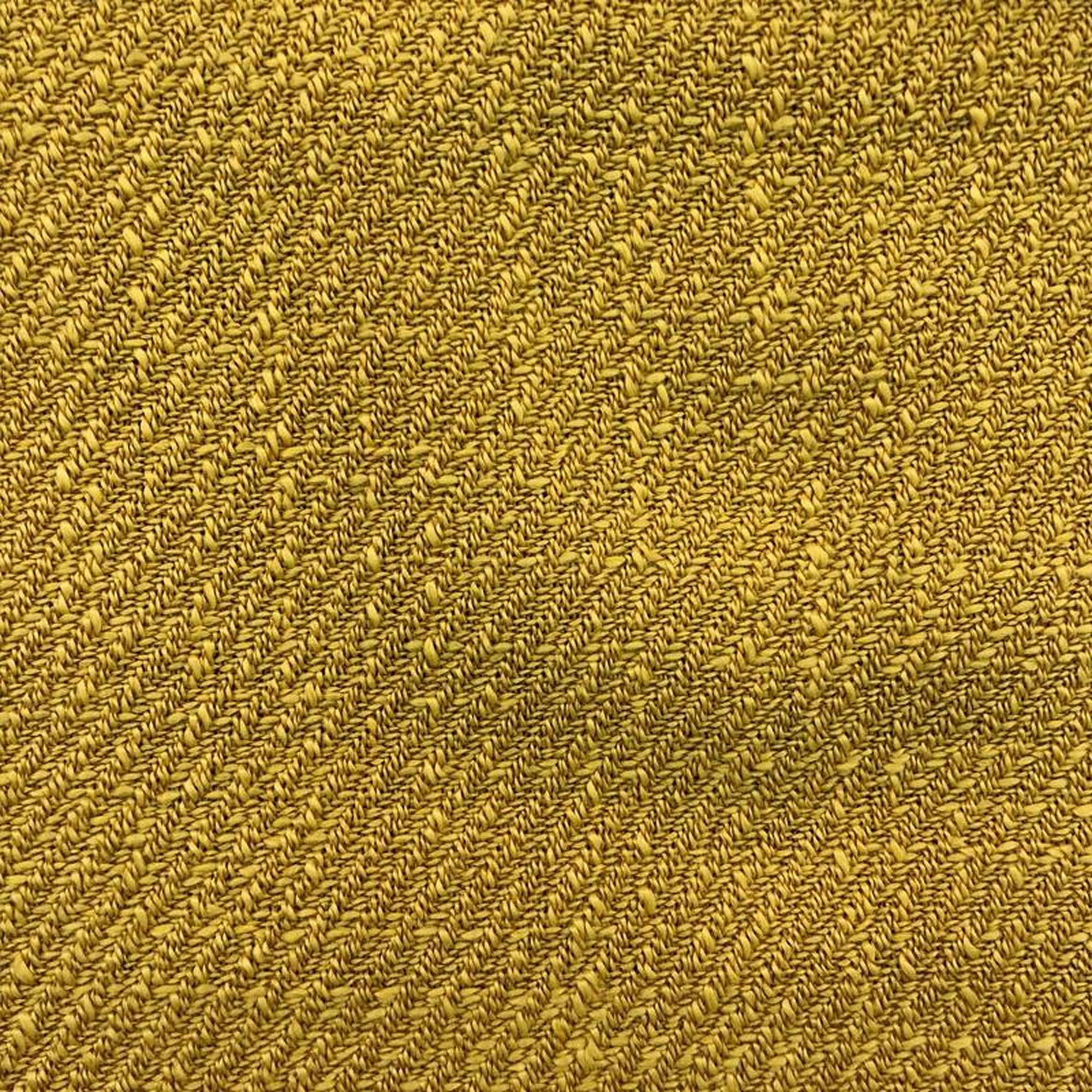 Raider fabric in color Canary showcasing fabric solid textured linen look drapery & curtain fabric.