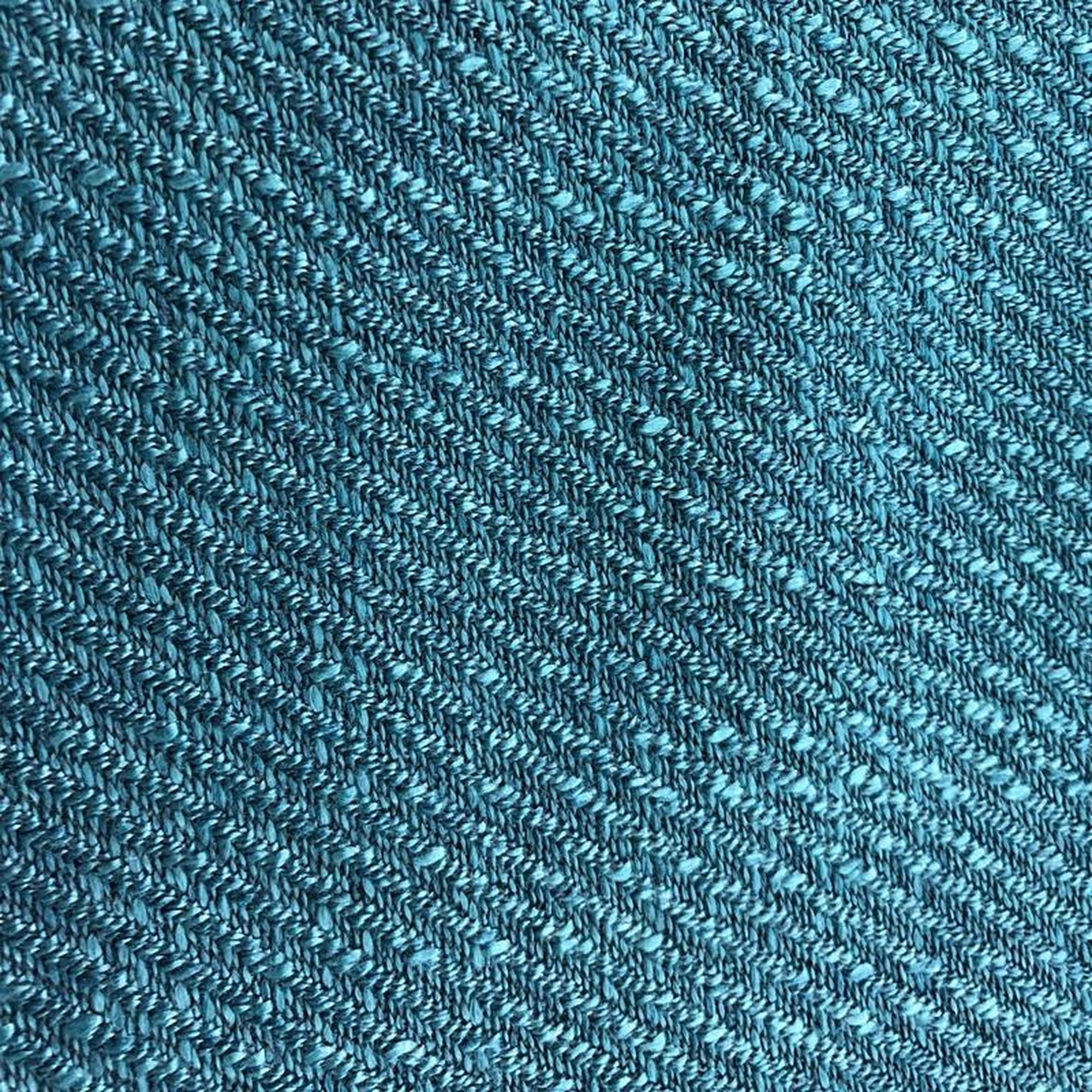 Raider fabric in color Peacock showcasing fabric solid textured linen look drapery & curtain fabric.