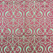 Royce fabric in color Cranberry/Gold showcasing fabric damask metallic drapery & curtain fabric.