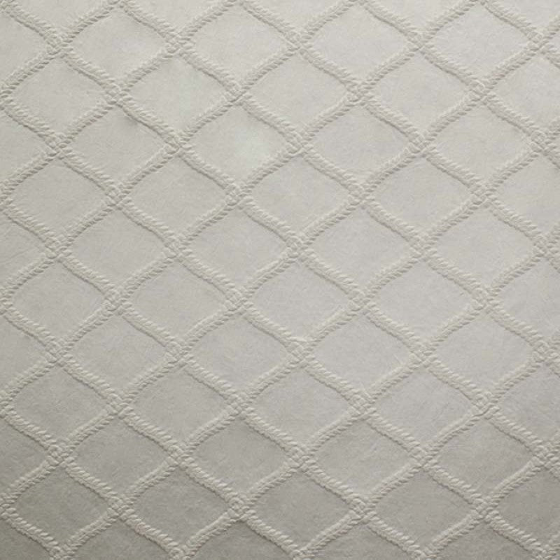 Sally fabric in color Natural/Washed showcasing fabric embossed diamond floral jacquard upholstery fabric & drapery & curtain fabric.