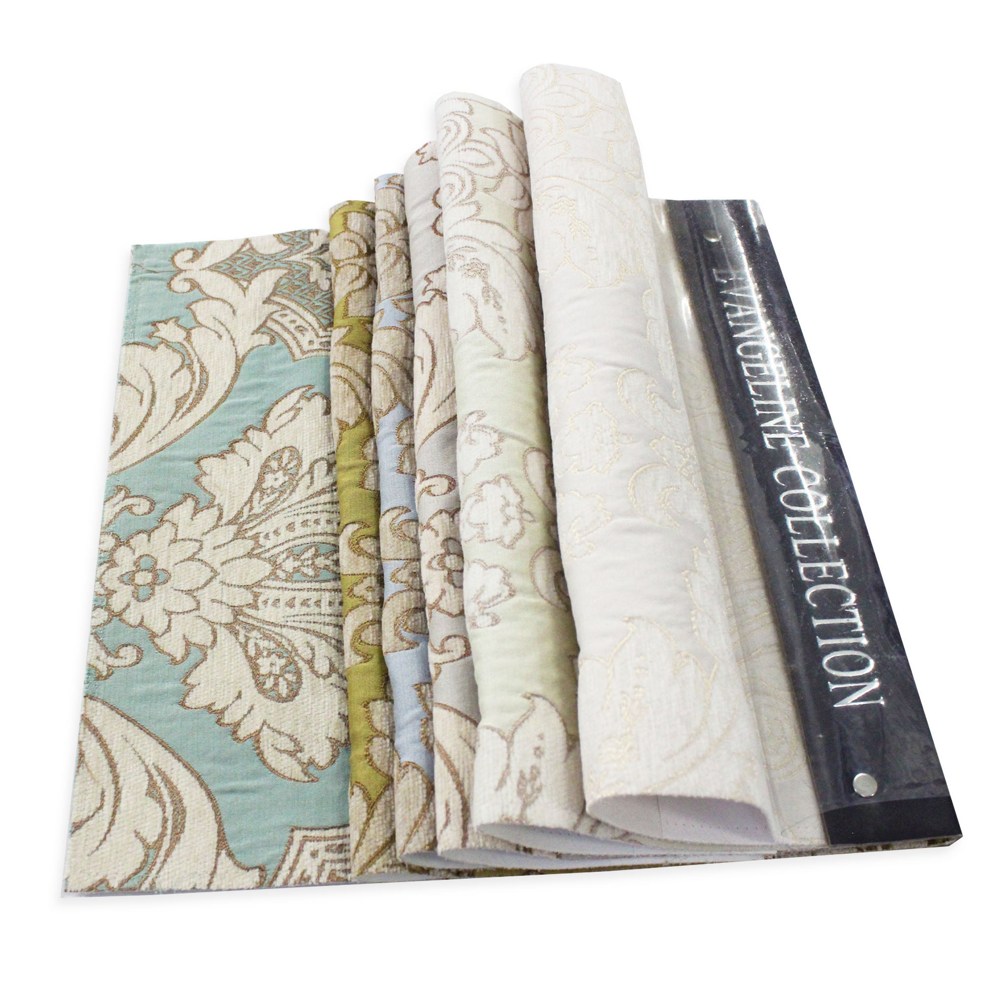 Evangeline Collection | Multi-Color Traditional Damask | Sample Book