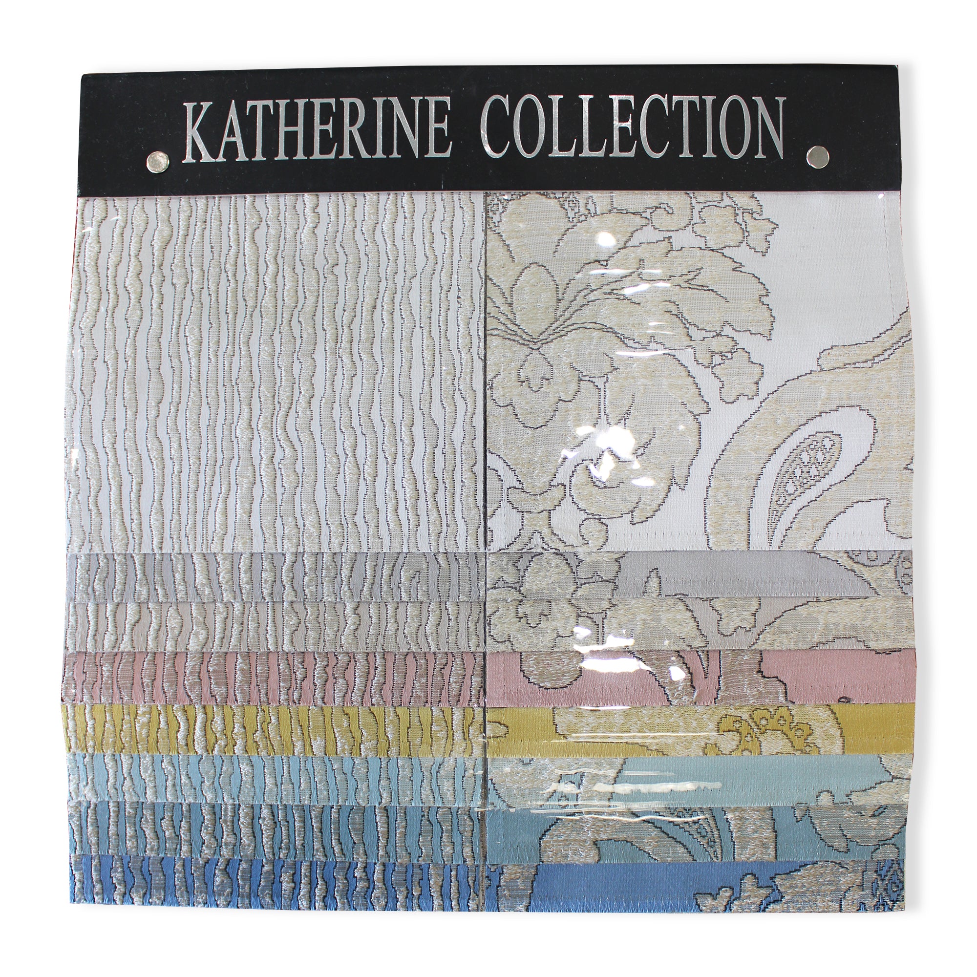 Katherine Collection | Jacquard & Striped Fabric |  Sample Book
