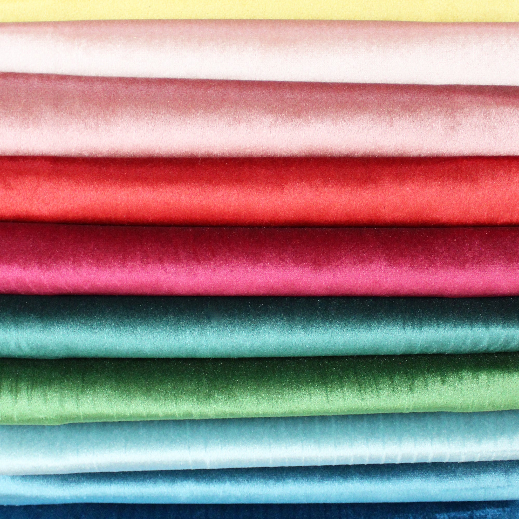 Ice Fabric | Solid Shiny Velvet with Heavy Backing | Sample Book