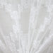 Scarlet fabric in color White showcasing fabric diamond textured sheer drapery & curtain fabric.