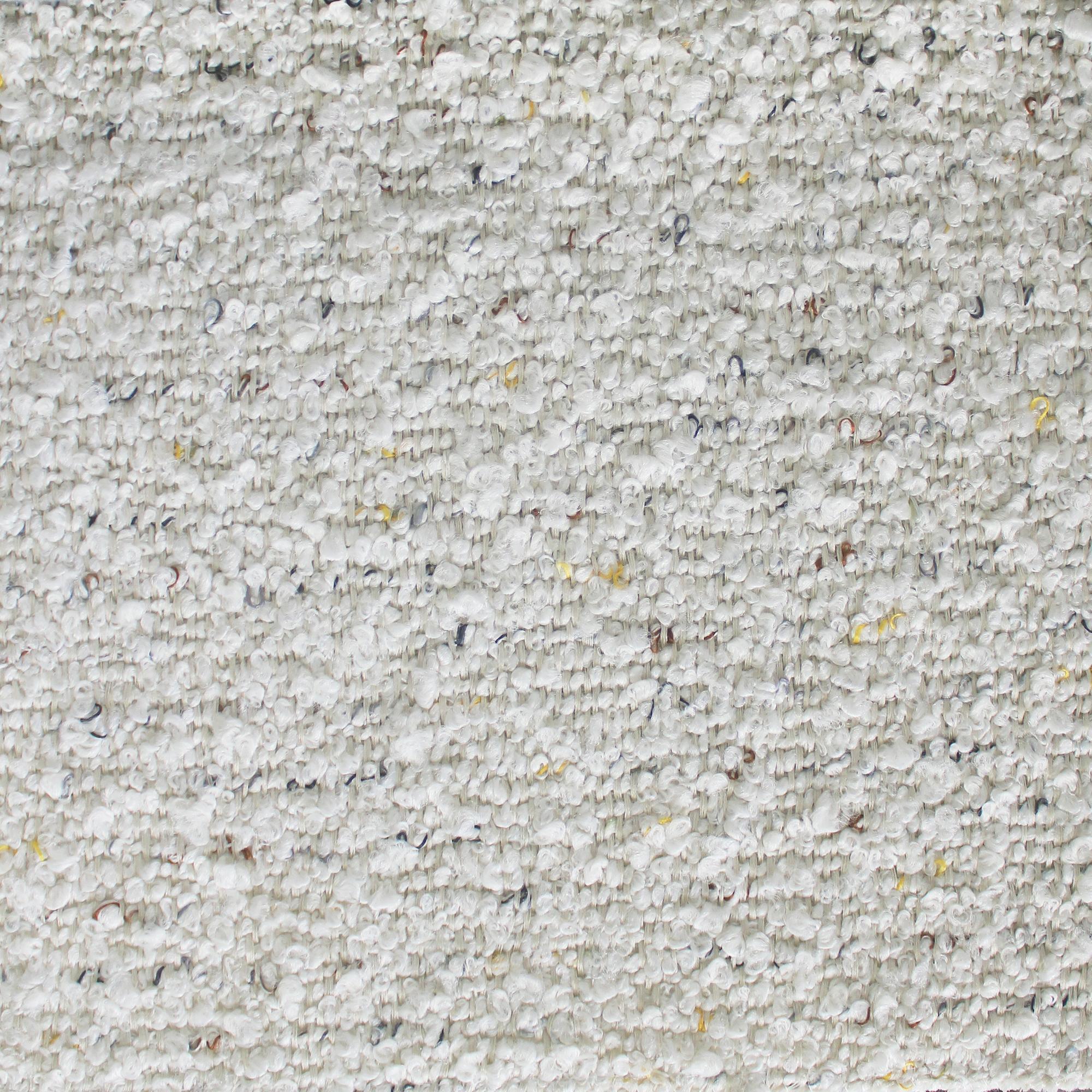 Stanley fabric in color Ivory showcasing fabric boucle w/ multicolored specks upholstery fabric.