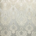 Stasia fabric in color Ivory showcasing fabric traditional two-toned damask drapery & curtain fabric.