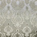 Stasia fabric in color Champagne showcasing fabric traditional two-toned damask drapery & curtain fabric.