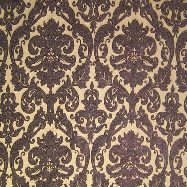 Tilda fabric in color Espresso showcasing fabric two tone damask chenille upholstery fabric & drapery & curtain fabric.