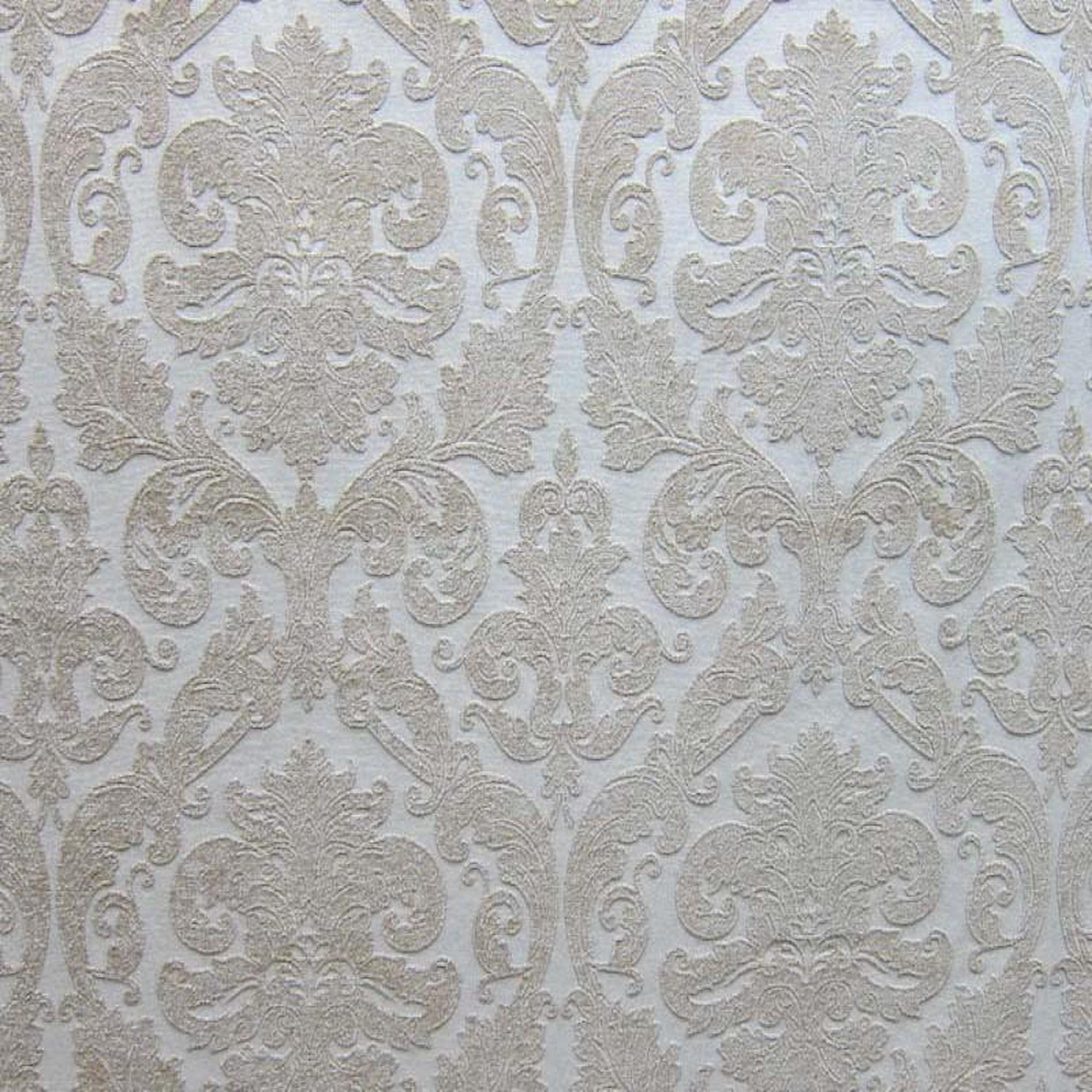 Tilda fabric in color Ivory showcasing fabric two tone damask chenille upholstery fabric & drapery & curtain fabric.