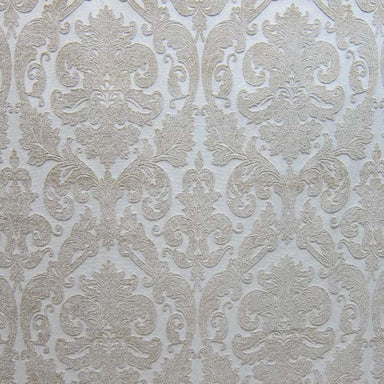 Tilda fabric in color Ivory showcasing fabric two tone damask chenille upholstery fabric & drapery & curtain fabric.