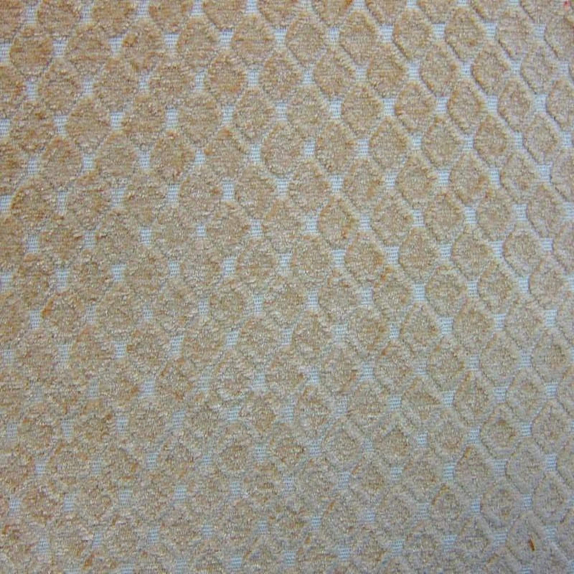 Tiles fabric in color Ivory showcasing fabric diamond shaped chenille upholstery fabric & drapery & curtain fabric.