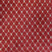 Tiles fabric in color Cranberry showcasing fabric diamond shaped chenille upholstery fabric & drapery & curtain fabric.