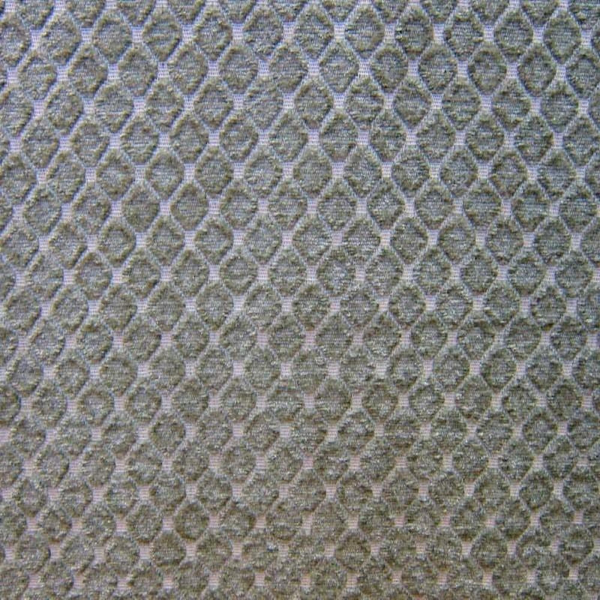 Tiles fabric in color Seaspray showcasing fabric diamond shaped chenille upholstery fabric & drapery & curtain fabric.