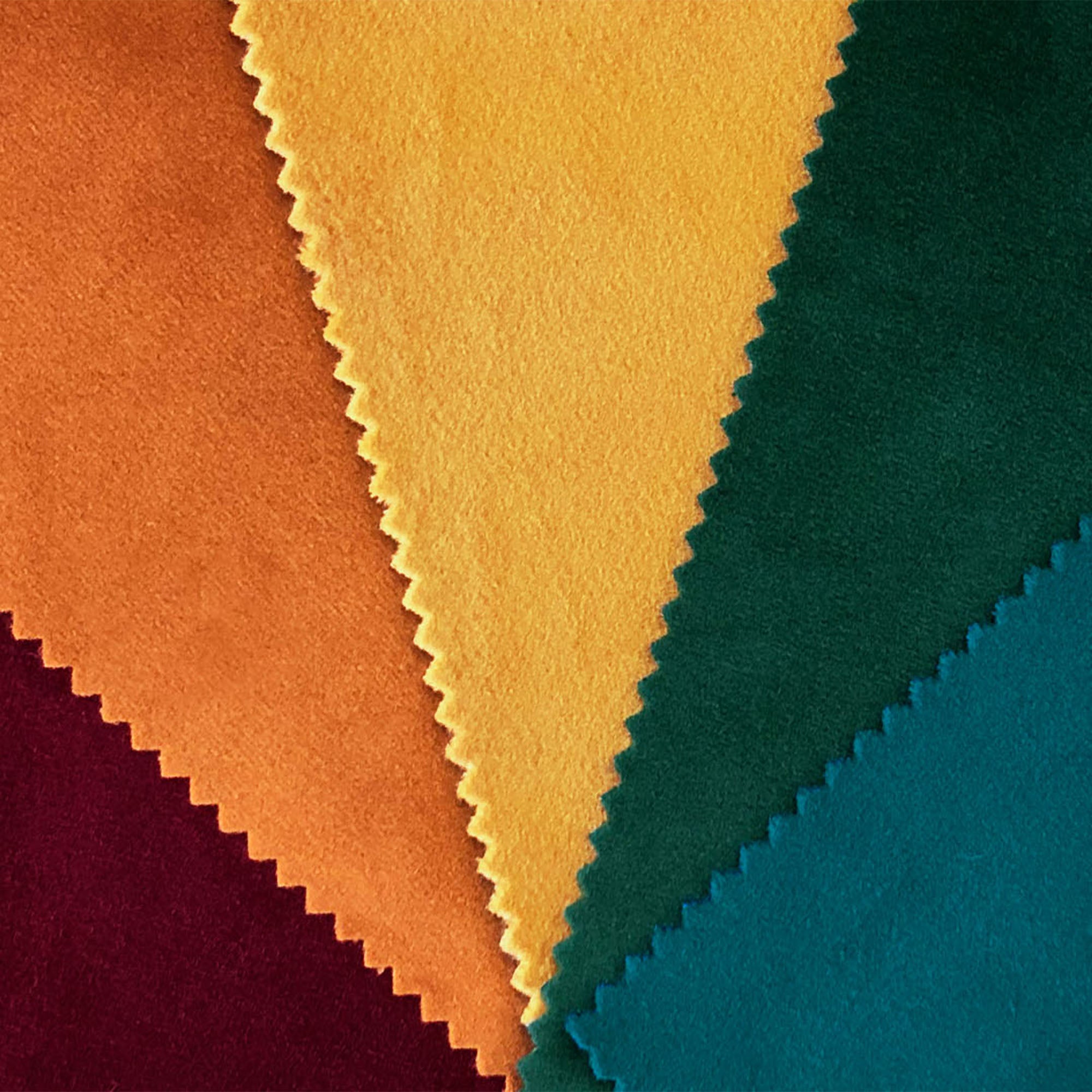 Tuscan Fabric | Solid Shiny Velvet | Sample Book
