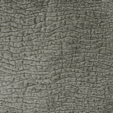 Tyson fabric in color Gray showcasing fabric embossed animal skin chenille upholstery fabric.