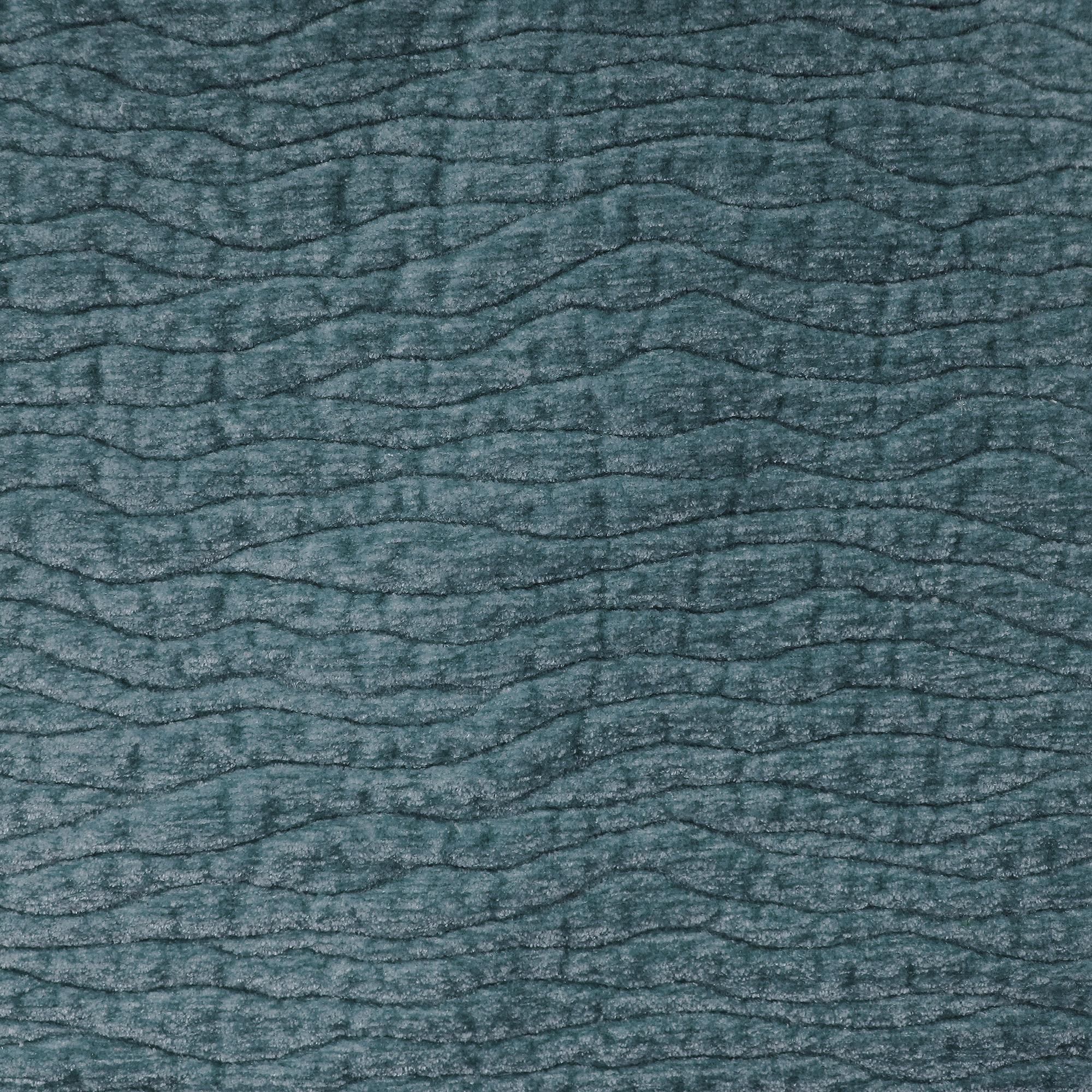 Tyson fabric in color Denim showcasing fabric embossed animal skin chenille upholstery fabric.