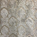Valentino fabric in color Silver showcasing fabric traditional damask cut velvet upholstery fabric & drapery & curtain fabric.