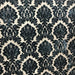 Valentino fabric in color Ocean showcasing fabric traditional damask cut velvet upholstery fabric & drapery & curtain fabric.