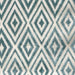 Waverly fabric in color Spa showcasing fabric zigzag diamond shaped velvet upholstery fabric.