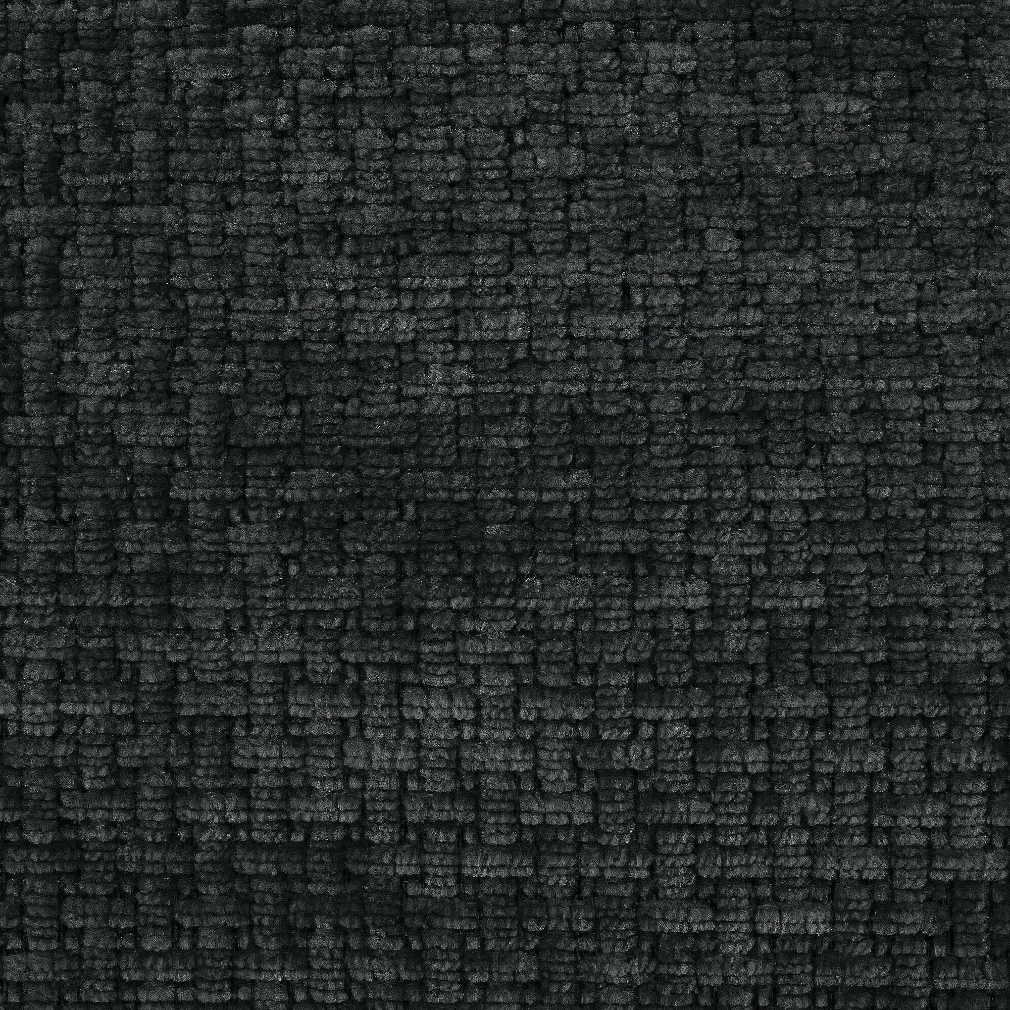 Zade fabric in color Charcoal showcasing fabric woven textured chenille upholstery fabric.