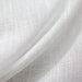 Zeil fabric in color White showcasing fabric solid metallic thread sheer drapery & curtain fabric.