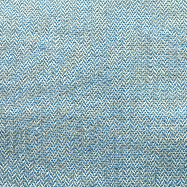 Zena fabric in color Denim showcasing fabric zigzag chevron chenille upholstery fabric.
