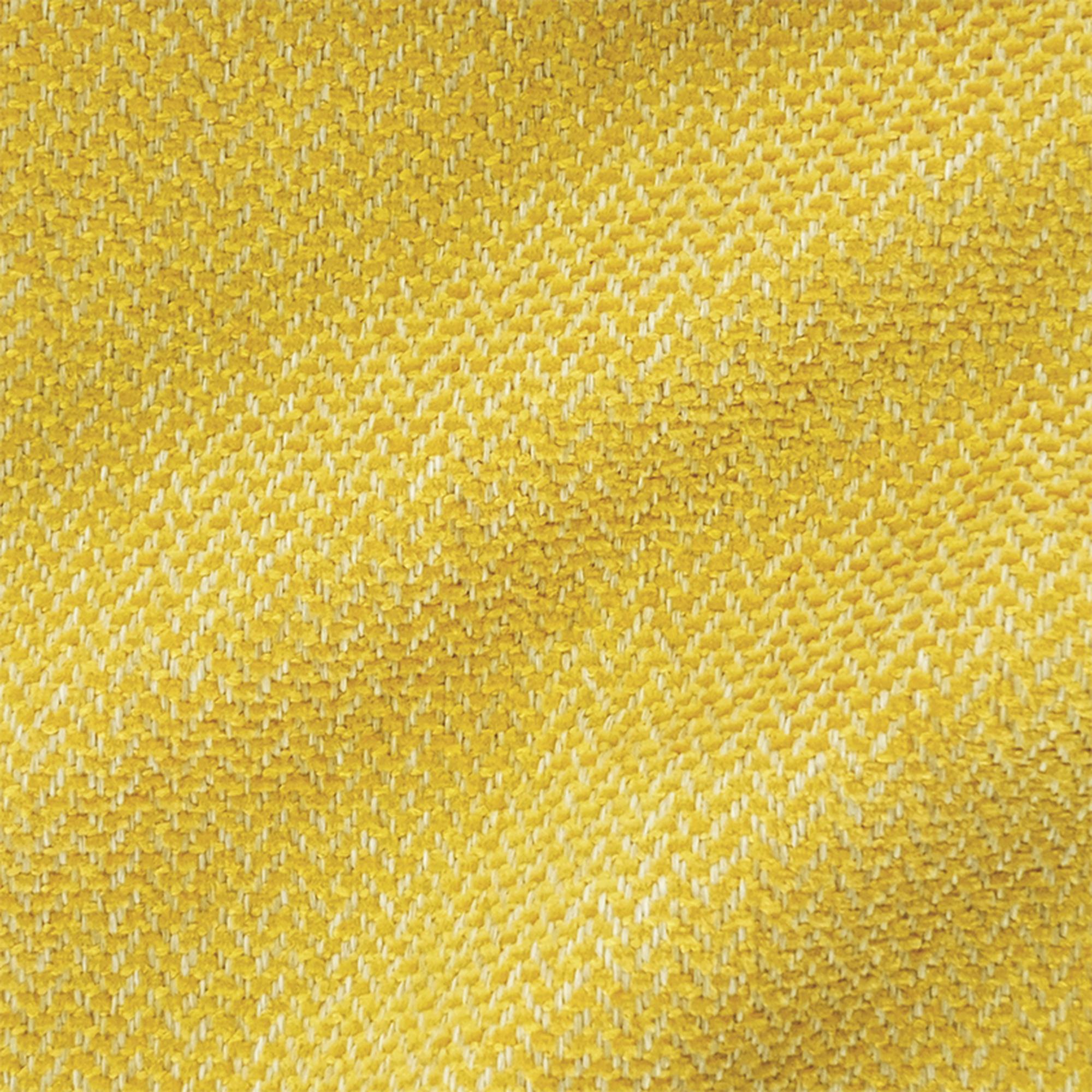Zena fabric in color Mustard showcasing fabric zigzag chevron chenille upholstery fabric.